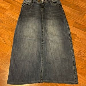 Maurices denim skirt